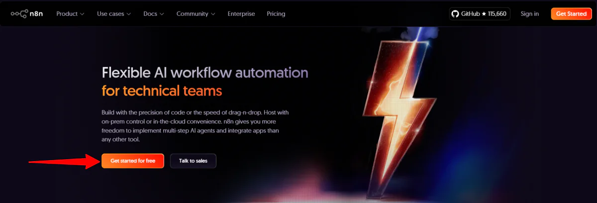 n8n workflow editor interface showing nodes and connections